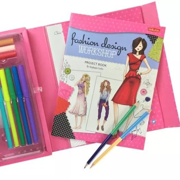 Fashion Design Workshop Drawing Book & Kit - Picture 2 of 5
